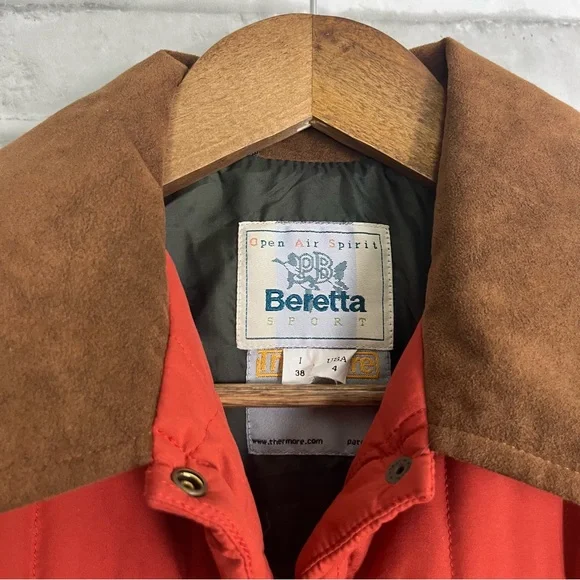 Beatha Women's Red Quilted Utility Jacket - Picture 3 of 10